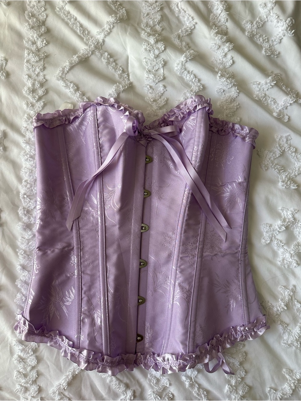 Purple corset